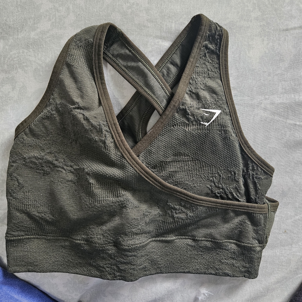 Gymshark Olive Sports Bra